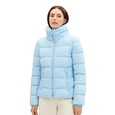 Abbildung von TOM Tailor Puffer Winterjacke, Damen, Größe: XS, Light cloudy blue