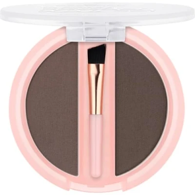 Abbildung von essence brow powder duo set, Augenbrauen Puder, Nr. 03, Braun, definierend, natürlich, vegan, ohne Mikroplastikpartikel, Nanopartikel frei, Parfüm, 1er Pack (1.8g)