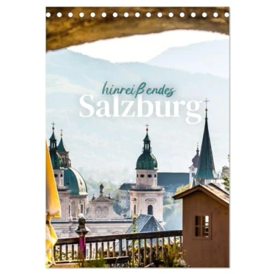 Abbildung von Hinreißendes Salzburg (Tischkalender 2025 DIN A5 hoch), CALVENDO Monatskalender: Mozarts Geburtsstätte.