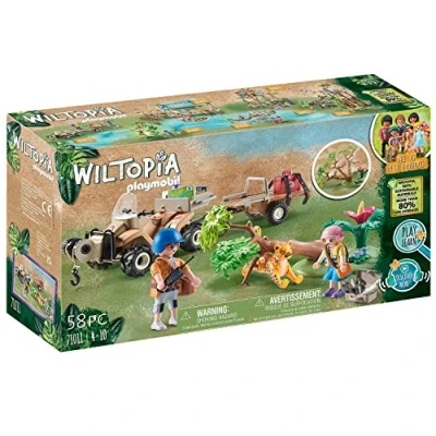 Abbildung von Playmobil Wiltopia Animal Rescue QUAD 71011 Spielzeug für Kinder, Größe: One Size, Multi coloured