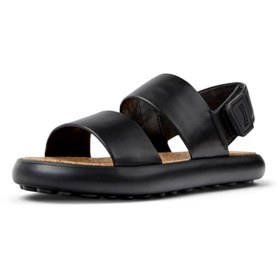 Abbildung von Camper Pelotas Flota Riemensandalette, Damen, Größe: 38, Schwarz Schuhe