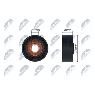 Abbildung von NTY RNK ME 065 Spannrolle MERCEDES BENZ: Vito Mixto, V Klasse