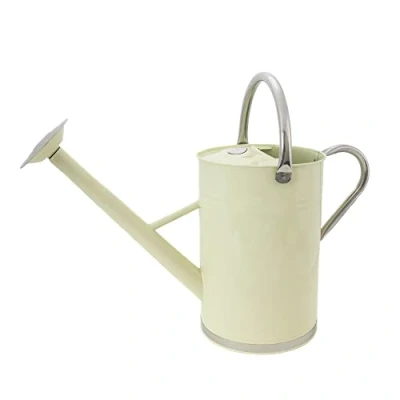 Abbildung von Kent &amp; Stowe 9 Liter Vintage Gießkanne in Creme Verzinkte Stahlkanne für das tägliche Gießen Kanne im klassisch englischen Stil mit 2 Griffen