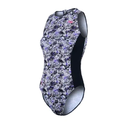 Abbildung von ZONE3 Pacific Koa High Neck Einteiliger Badeanzug für Damen