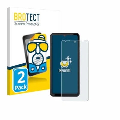 Abbildung von BROTECT Entspiegelungs Schutzfolie für Caterpillar Cat S75 (2 Stück) Matte Displayschutz Folie, Anti Reflex, Fingerprint