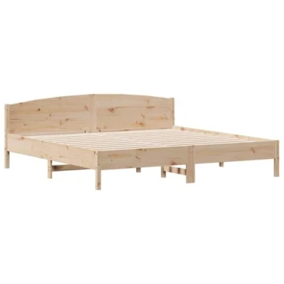 Abbildung von vidaXL Bett Massivholzbett ohne Matratze 200x200 cm Kiefer