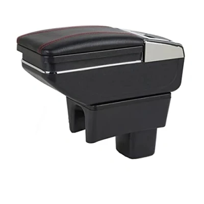 Abbildung von Auto Mittelkonsole Armlehne für Suzuki SX4 2008 2016 Aufbewahrungsbox (schwarz)