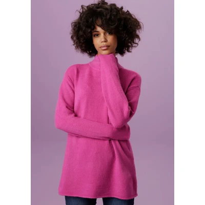 Abbildung von Aniston CASUAL Strickpullover, mit Stehkragen