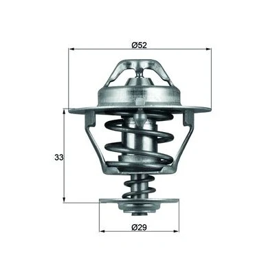 Abbildung von MAHLE ORIGINAL TX 77 88D Kühlwasserthermostat 88 52 mit Dichtung TOYOTA: Land Cruiser Prado 70 SUV Cabrio, SUV, Verso S