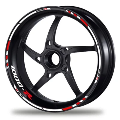 Abbildung von FELGENRANDAUFKLEBER passend für Honda CB 1000 R Moto GP Style Felgenaufkleber (Motiv 3)