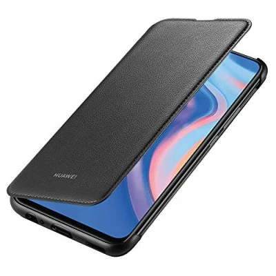 Abbildung von Huawei P Smart Z PU Flip Cover Schutzhülle Schwarz