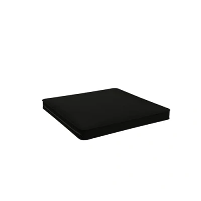 Abbildung von POKAR Loungekissen Sitzkissen Sitzauflagen Stuhl Stuhlkissen für Rattanmöbel Gartenmöbel Kissen Outdoor Sitzpolster Lounge Polster 50x50x5 cm, Schwarz