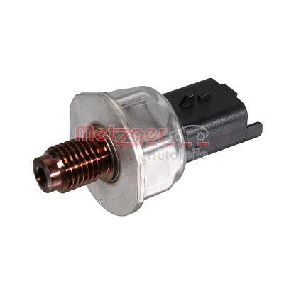 Abbildung von METZGER 0906505 Sensor, Kraftstoffdruck Kraftstoffverteilerrohr Hochdruckseite RENAULT: GRAND SCENIC 3, Clio 4 Schrägheck, TWINGO 2, DACIA: Duster SUV
