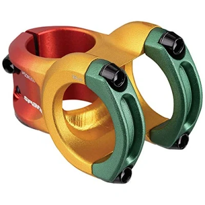 Abbildung von Spank Potence Spoon 318, 31,8mm, Rasta Edition 33mm Fahrradvorbau, 33 mm