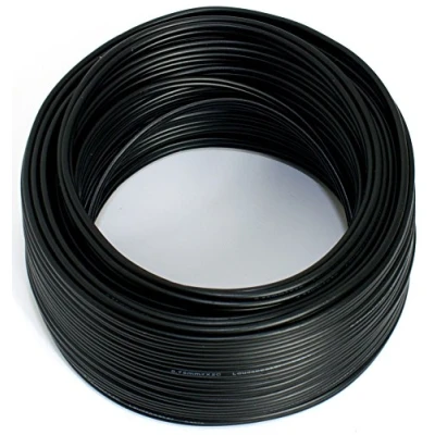 Abbildung von Lautsprecherkabel schwarz 2X 0,50mm² 50M Ring