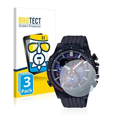 Abbildung von BROTECT (3 Stück Panzer Schutz Glas für Casio ECB 800 9H Echtglas, Displayschutz