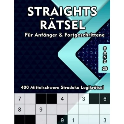 Abbildung von Straights Rätselabentuer Mittel: Rätselbuch mit 400 Mittelschweren Rätselaufgaben für Erwachsene &amp; Kinder