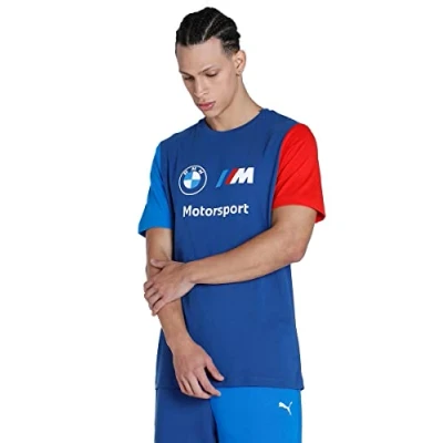 Abbildung von PUMA BMW Motorsport Logo Herren T Shirt, Größe:M, Farbe:Blau