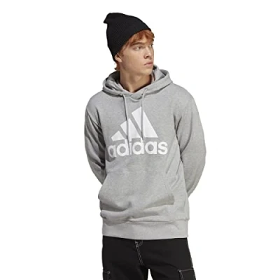 Abbildung von adidas Sportswear Essentials Kapuzenpullover, Herren, Größe: Medium, Medium grey heather