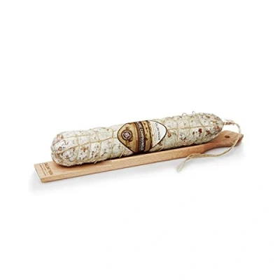 Abbildung von campagnolo Salami mit Schneidebrett, Salame con tagliere, perfekt für einen Aperitif, Salumi Pasini, 700g