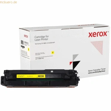 Abbildung von Xerox Toner ersetzt Samsung CLT Y506L Kompatibel Gelb 3500 Seiten Everyday