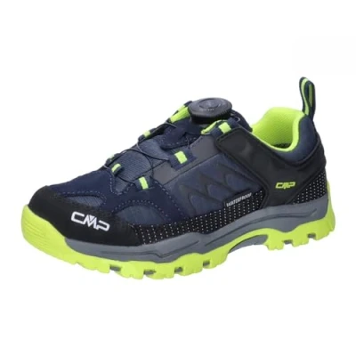 Abbildung von CMP Kiruna Unisex Hikingschuh für Kinder, Größe: 37, Blue/yellow fluo Leder und textil