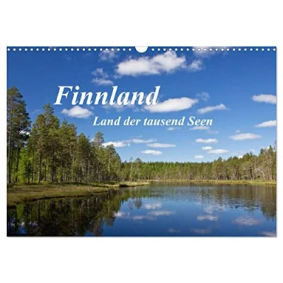 Abbildung von Finnland Land der tausend Seen (Wandkalender 2025 DIN A3 quer), CALVENDO Monatskalender