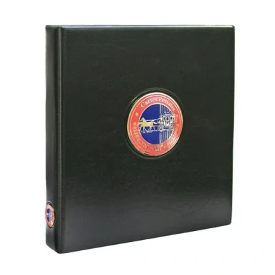 Abbildung von Safe, Premium, Album (4 Ringe) geeignet für Postkarten inkl. 10 Blätter Schwarz Abm: 235x265x45 mm. pro Stk.