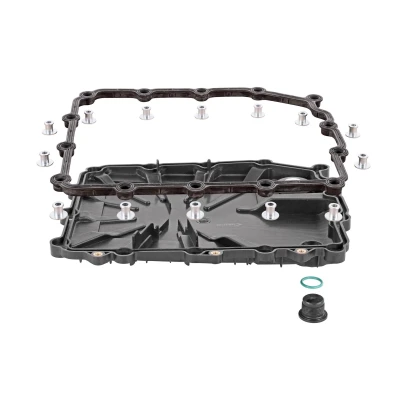 Abbildung von VAICO V20 3257 Ölwanne mit Ölablassschraube Ölwannendichtung, Dichtring Kunststoff am Getriebegehäuse BMW: Z4 Roadster, 6 Coupe, 3 Coupe