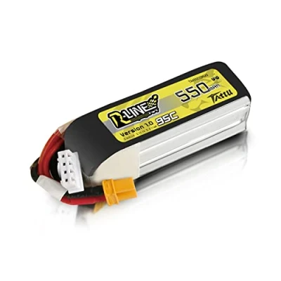 Abbildung von Tattu 3S Lipo Akkus 550mAh 11,1V 95C Akku with XT30 Stecker R Line Serie für Multirotor FPV von Größe 100 bis 180