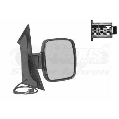Abbildung von Außenspiegel Van Wezel 3078808 rechts Komplettspiegel, konvex, für elektr.Spiegelverstellung, beheizbar MERCEDES BENZ: Vito Bus, Kastenwagen