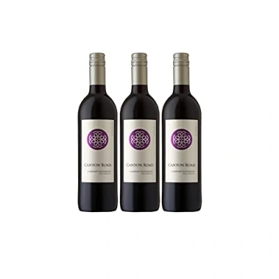 Abbildung von Canyon Road Cabernet Sauvignon Rotwein Wein halbtrocken Kalifornien (3 Flaschen)