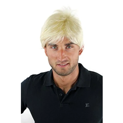 Abbildung von WIG ME UP GFW1169 613 Herrenperücke Perücke Männer Kurz Jugendlich Lässig Wild Stürmisch Struppig aufgestylt Modisch Platinblond Toupet Neu