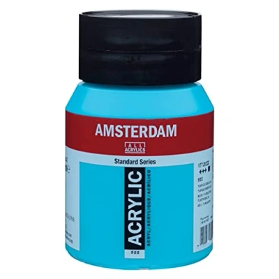 Abbildung von Amsterdam Standard Series Acrylic Jar 500 ml Turquoise Blue 522