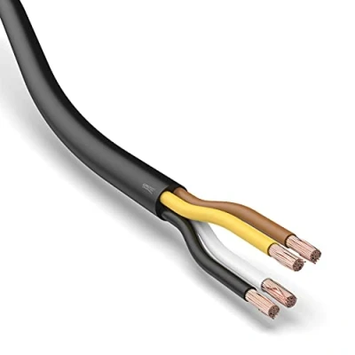 Abbildung von AUPROTEC KFZ Kabel 4x1,5 mm² 10m rund FLRYY I Rundkabel Fahrzeugkabel/Fahrzeugleitung Verschiedene Anwendungen 4 poliges für Anhänger geeignet