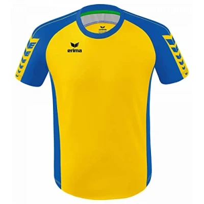 Abbildung von Erima Fussball Teamsport SIX Wings Tshirt print, Herren, Größe: XXL, Gelbblau