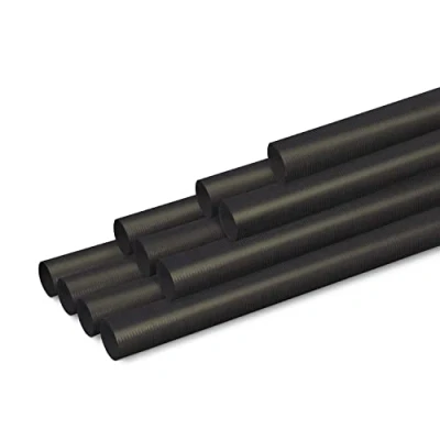 Abbildung von Clairefontaine 95729C Karton mit 10 Rollen gerilltes Kraftpapier 65g, 3mx0,70m, Schwarz, 1