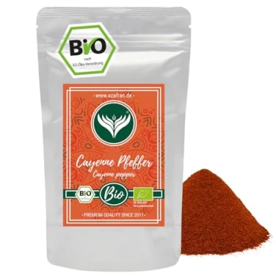 Abbildung von Azafran BIO Cayennepfeffer Cayenne Chili als Pulver gemahlen 250g