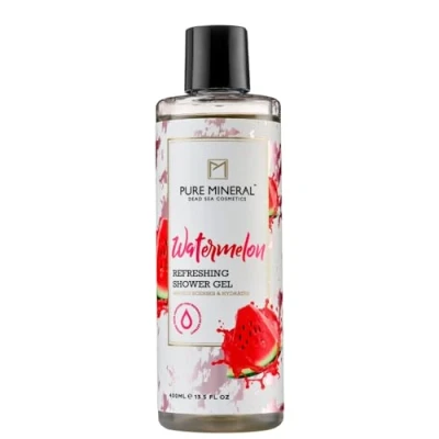 Abbildung von Reines Mineral Duschgel Wassermelone Hydratation und Vitalität Reich an Antioxidantien Für alle Hauttypen Ohne Silikone, Sulfate, Parabene 400ml