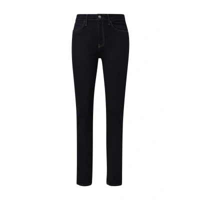 Abbildung von s.Oliver Black Label MID RISE LEG Jeans Slim Fit, Damen, Größe: 40x32, Dunkelblau