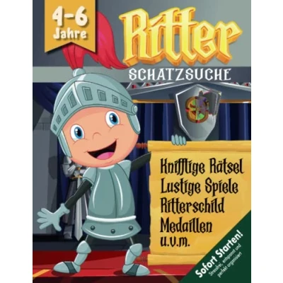 Abbildung von Ritter Schnitzeljagd Schatzsuche Kindergeburtstag 4 6 Jahre: die Mission der mutigen Geburtstagsrunde &quot;Mutig gegen Ungerechtigkeit&quot; Erobert Schätze zurück! (Bravo Schatzsuche)