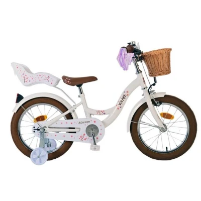 Abbildung von Volare Kinderfahrrad Blossom für Mädchen Fahrrad 16 Zoll Kinderrad in Weiß