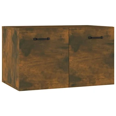 Abbildung von vidaXL Wandschrank TV Schrank Hängeschrank Fernsehschrank Lowboard Fernsehtisch HiFi Möbel Wohnzimmer Räuchereiche 60x36,5x35cm Holzwerkstoff