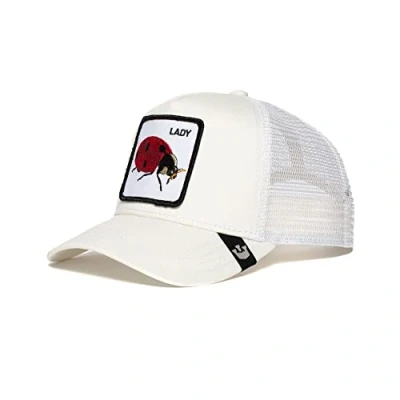Abbildung von Goorin Bros. Damen The Farm Unisex Baseball Trucker Hat Baseballkappe, Elfenbein (der Marienkäfer), Einheitsgröße