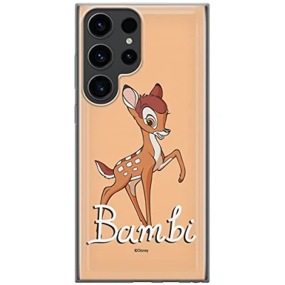 Abbildung von ERT GROUP Handyhülle für Samsung S23 Ultra Original und offiziell Lizenziertes Disney Muster Bambi 013 optimal an die Form des Handy angepasst, hülle aus TPU