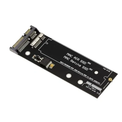 Abbildung von KALEA INFORMATIQUE SATA Adapter für 2012 Mac AIR oder Retina SSD mit 8+18 Pins, Hochleistungsversion Metallsockel.