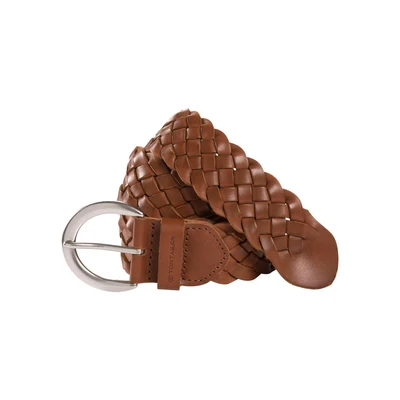 Abbildung von TOM TAILOR Ledergürtel &quot;TTLISA&quot;, 4 cm breiter Damengürtel, Flechtledergürtel, modisches Must Have
