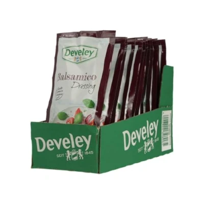 Abbildung von Develey Salatdressing 14x75ml + Gratis Teigkarte von Migase (Balsamico)
