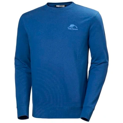 Abbildung von Helly Hansen NORD Graphic CREW Sweatshirt, Herren, Größe: XL, Deep fjord