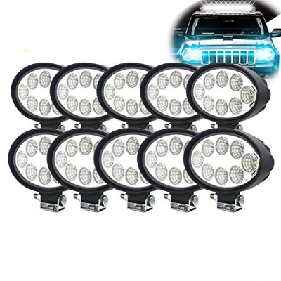 Abbildung von WELLIT 10x24w Led Arbeitsscheinwerfer Oval Worklight Scheinwerfer 12V 24V Traktor Offroad Arbeitslicht Arbeitslampe